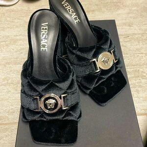 Versace Velvet Heels (Mini)